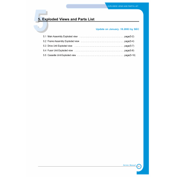 Xerox Phaser 3130 Parts List Manual