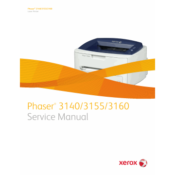 Xerox Phaser 3140 3155 3160 Parts List and Service Manual