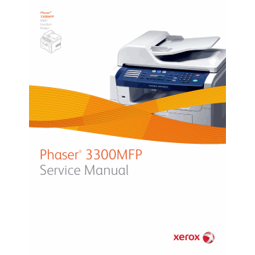 Xerox Phaser 3300-MFP Parts List and Service Manual