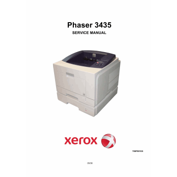 Xerox Phaser 3435 Parts List and Service Manual