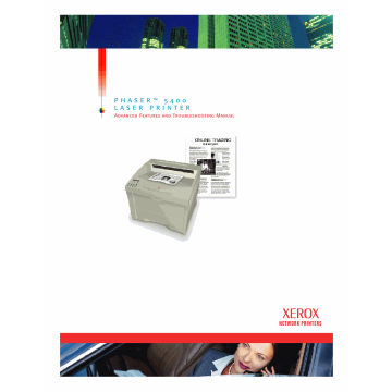 Xerox Phaser 5400 Advanced Features and Troubleshooting Manual