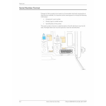 Xerox Phaser 6000 6010 WorkCentre-6015MFP Parts List Manual