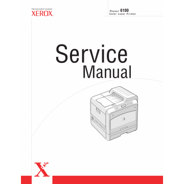 Xerox Phaser 6100 Parts List and Service Manual