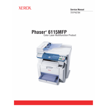 Xerox Phaser 6115-MFP Parts List and Service Manual