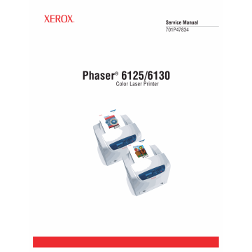 Xerox Phaser 6125 6130 Parts List and Service Manual