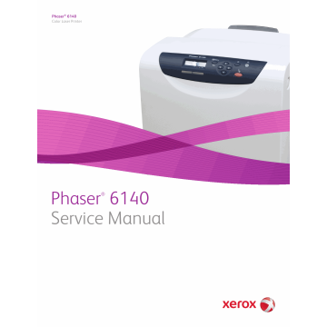Xerox Phaser 6140 Color-Laser-Printer Parts List and Service Manual