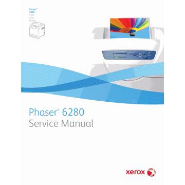 Xerox Phaser 6280 Color-Laser-Printer Parts List and Service Manual