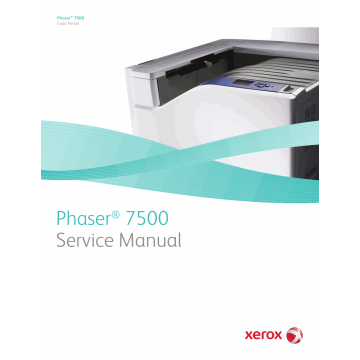 Xerox Phaser 7500 Parts List and Service Manual