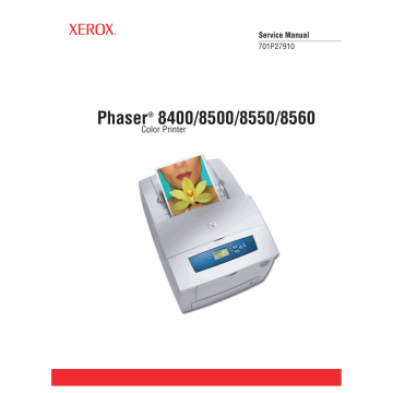 Xerox Phaser 8400 8500 8550 8560 Parts List and Service Manual