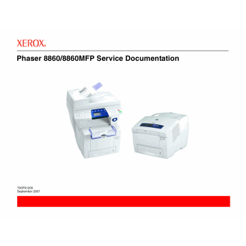 Xerox Phaser 8860 8860-MFP Parts List and Service Manual