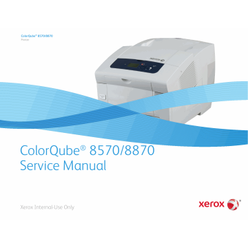 Xerox Printer ColorQube-8570 8870 Parts List and Service Manual