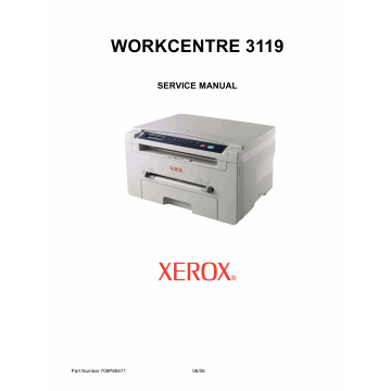 Xerox WorkCentre 3119 Service Manual