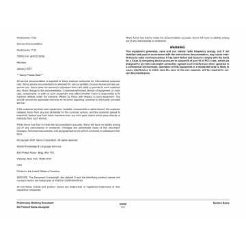 Xerox WorkCentre 7132 Parts List and Service Manual