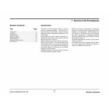 Xerox WorkCentre Pro-745 Parts List and Service Manual