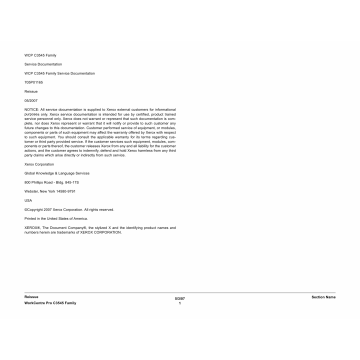 Xerox WorkCentre Pro-C2128 C2636 C3545 Parts List and Service Manual