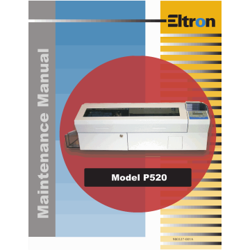 Zebra Eltron P520 Maintenance Service Manual