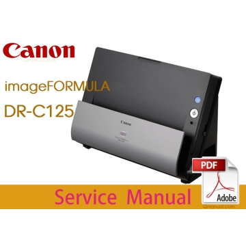 Canon imageFORMULA DR-C125 Service Manual.