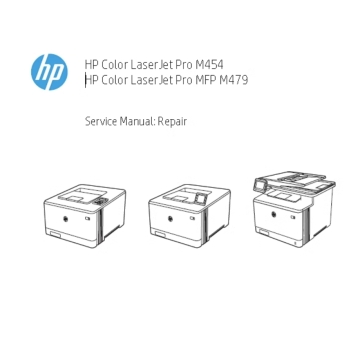 HP Cplor LaserJet Pro M454 MFP M479 Service Manual (Repair and Troubleshooting).