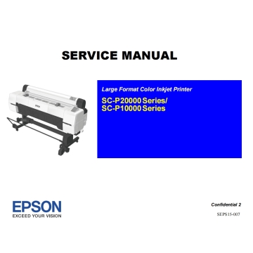 EPSON SureColor P10000 P10050 P10070 P20000 P20050 P20070 Service Manual