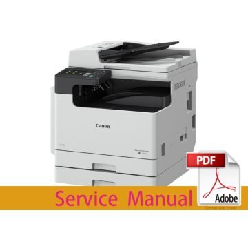 Canon imageRUNNER iR 2425 / iR2425i Monochrome MFP Copier Service Manual and Parts List.