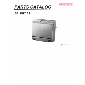 Canon SELPHY ES1 Parts Catalog Manual