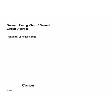 Canon imageCLASS LBP-5300 5360 Circuit Diagram
