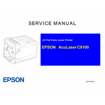 EPSON AcuLaser C9100 Service Manual