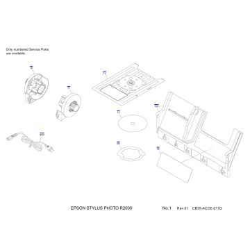 EPSON StylusPhoto R2000 Parts Manual