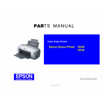 EPSON StylusPhoto R220 R230 Parts Manual