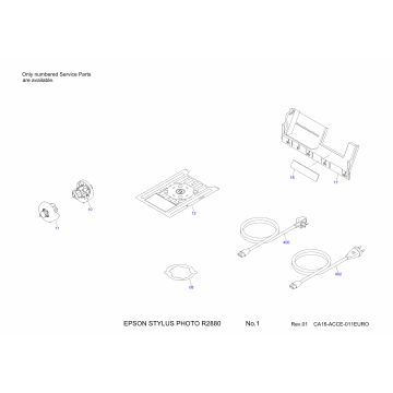EPSON StylusPhoto R2880 Parts Manual