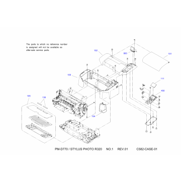 EPSON StylusPhoto R320 Parts Manual