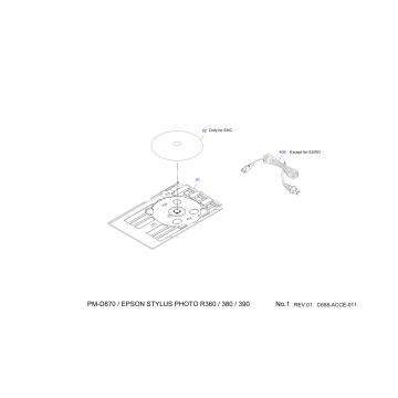 EPSON StylusPhoto R360 R380 R390 Parts Manual