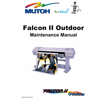MUTOH FalconII Outdoor Service Manual
