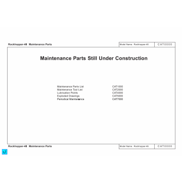 MUTOH RockHopper 46 62 Service Manual