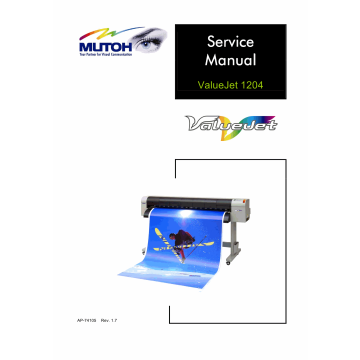 MUTOH ValueJet VJ 1204 Service and Parts Manual
