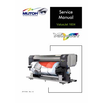 MUTOH ValueJet VJ 1604 Service Manual