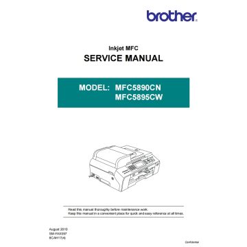 Brother Inkjet-MFC 5890CN 5895CW Service Manual
