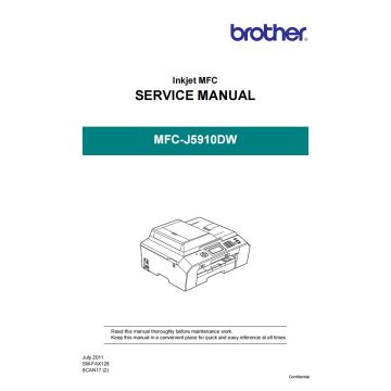 Brother Inkjet-MFC J5910DW Service Manual