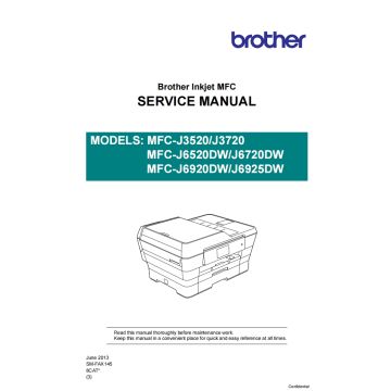 Brother Inkjet-MFC J6520DW J6720DW J6920DW J6925DW Service Manual