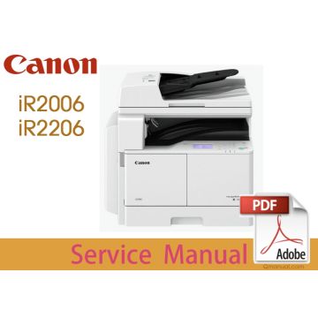 Canon imageRUNNER IR 2006 2206 N AD F i iF L  Service Manual.