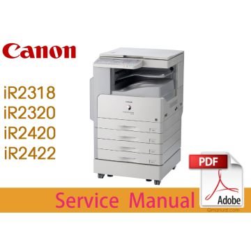 Canon imageRUNNER iR2318 iR2320 iR2420 iR2422 Service Manual.
