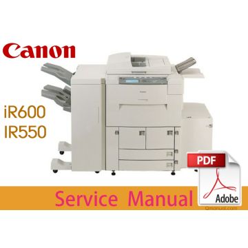 Canon imageRUNNER iR550 iR600 Service Manual.