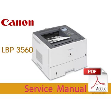 Canon imageRUNNER LBP3560 Service Manual.