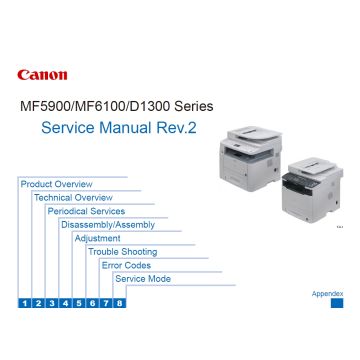 Canon imageCLASS MF-5900 MF-6100 D1300 Service Manual