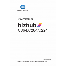 Konica-Minolta bizhub C224 C284 C364 Parts and Service Manual