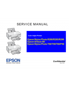EPSON StylusPhoto T50 T59 T60 P50 Service Manual