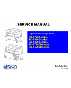 EPSON SureColor T7200 T5200 T3200 T7200D T5200D Service Manual