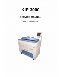 KIP 3000 Service Manual