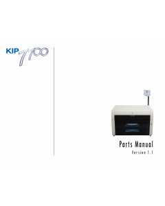 KIP 7700 Parts Manual