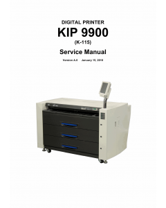 KIP 9900 K-115 Service Manual